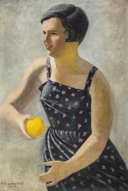 Самохвалов А.Н. Девочка с апельсином. 1934-1935 Самохвалов А.Н. Девочка с апельсином. 1934-1935